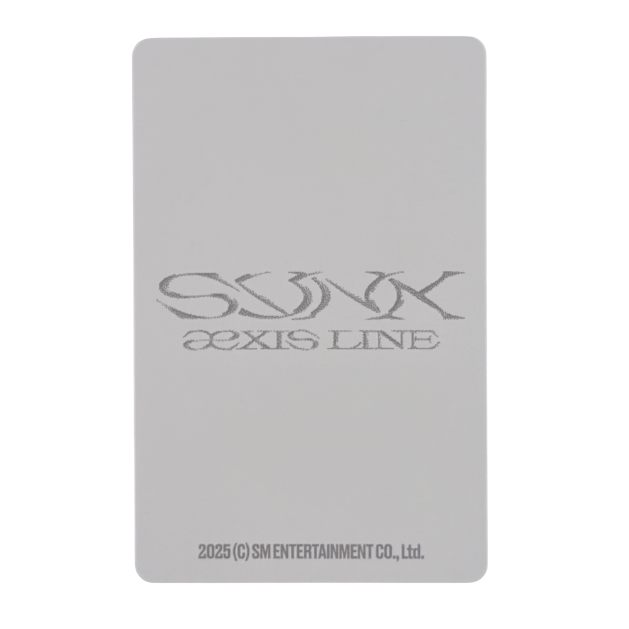 Aespa 2025 Live Tour SYNK:aeXIS LINE Official MD PhotoCard X Ver. KARINA