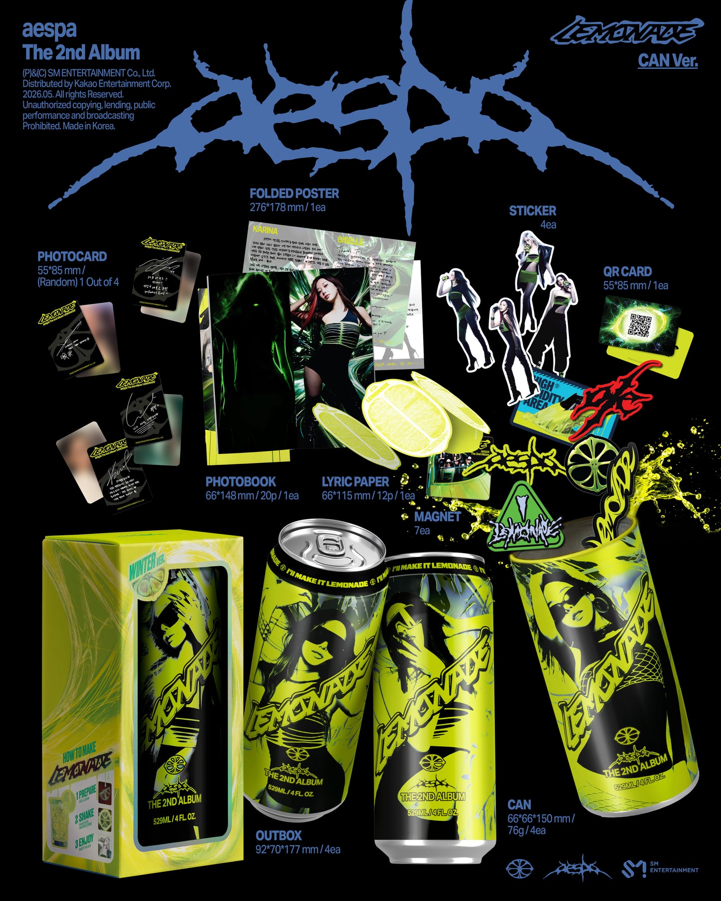 aespa – LEMONADE 2nd Album CAN Ver.