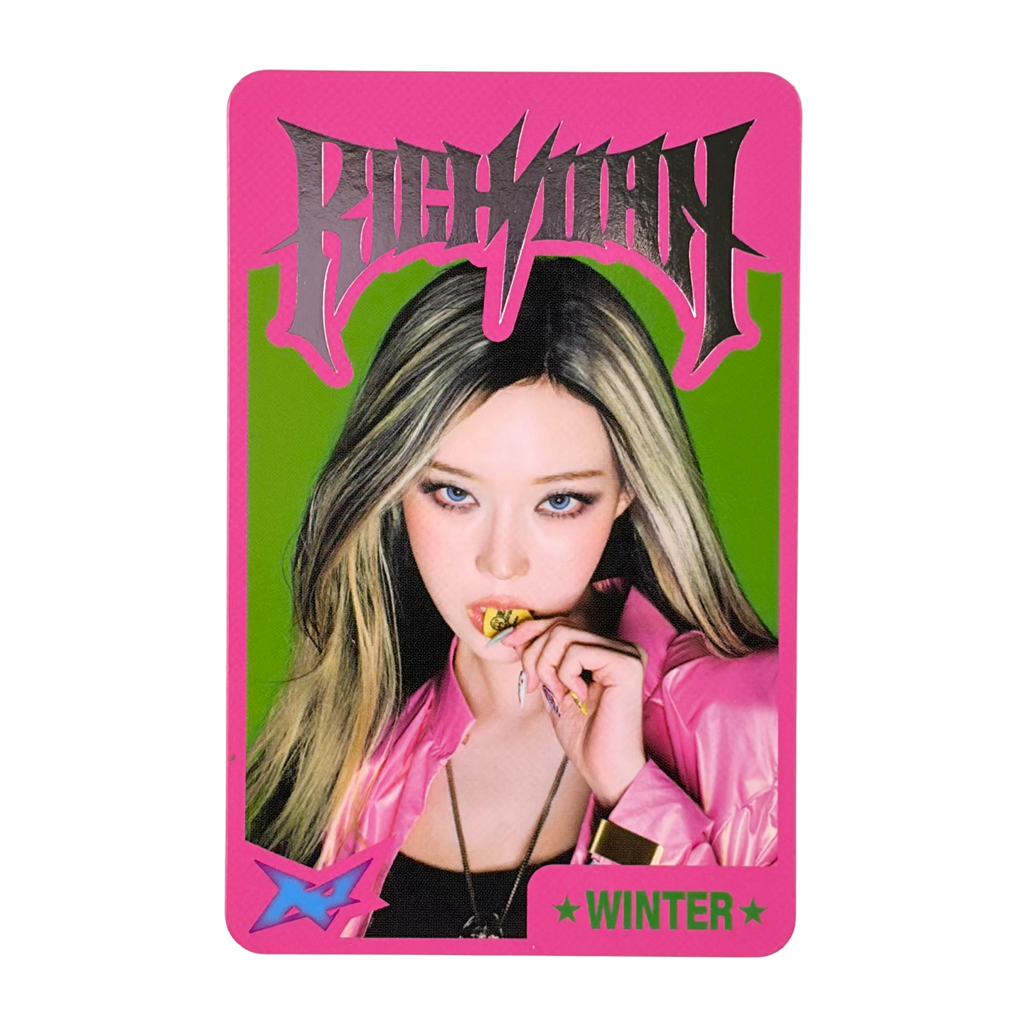 aespa WINTER WEEK RichMan Random Trading Card Set A Official Photocard