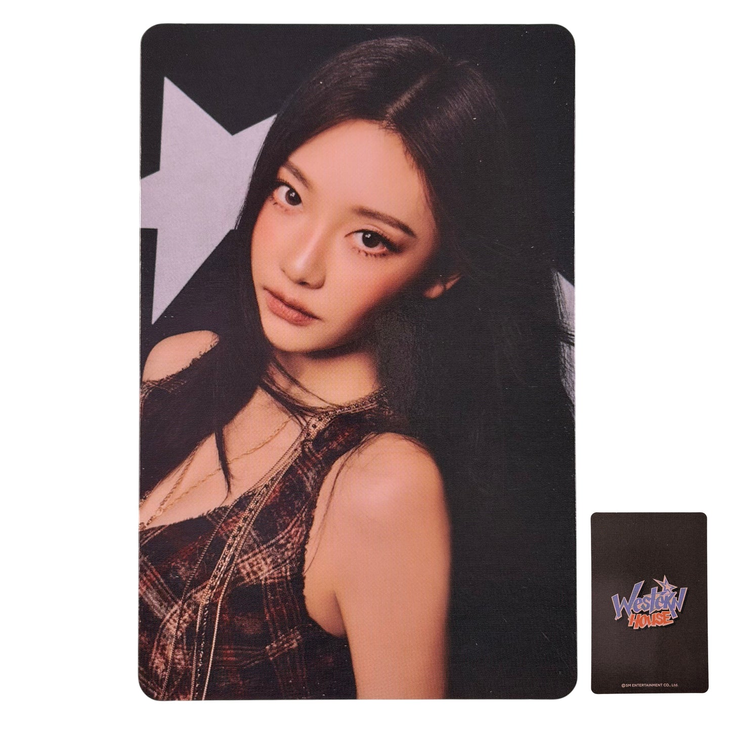 aespa NINGNING 2026 Season Greetings SM Store photocard front view