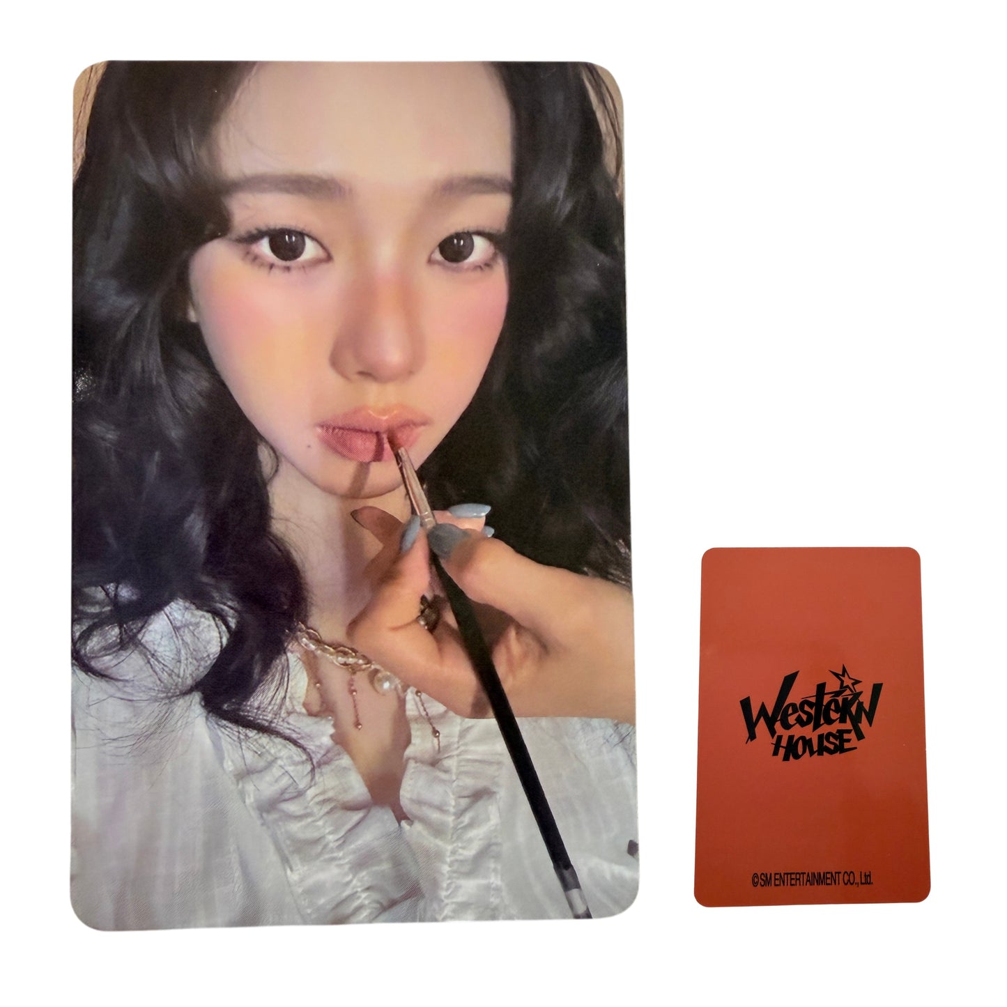 aespa KARINA WESTERN HOUSE 2026 Season's Greetings Photocard B 01