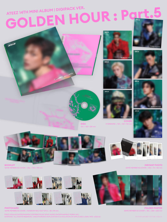 ATEEZ GOLDEN HOUR : Part.5 - Digipack Version