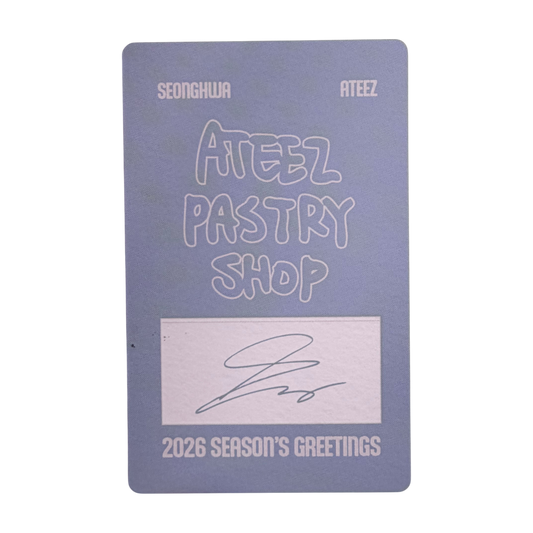 ATEEZ SEONGHWA 2026 Season's Greeting Photocard