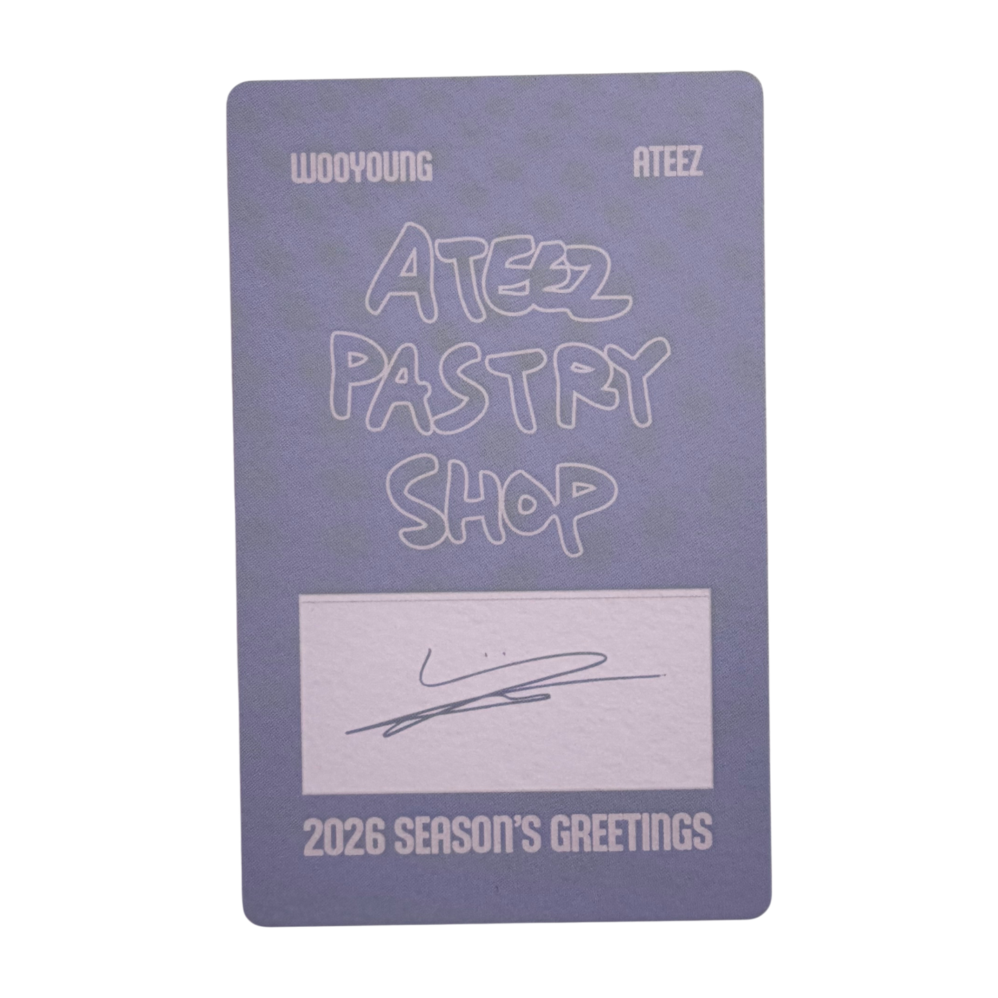 ATEEZ WOOYOUNG 2026 Season's Greeting Photocard