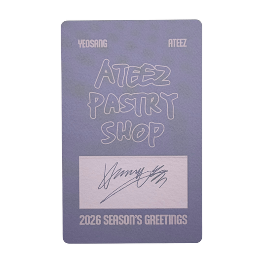 ATEEZ YEOSANG 2026 Season's Greeting Photocard