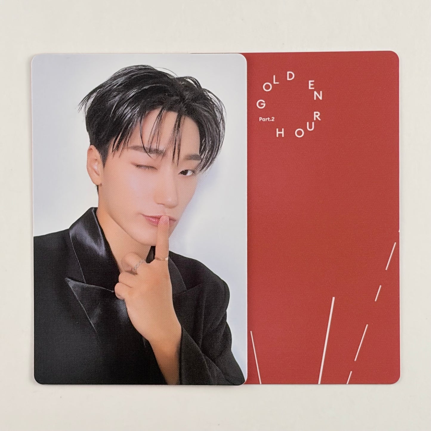 ATEEZ SAN Photocard — Golden Hour : Part.2 Diary Ver. Official