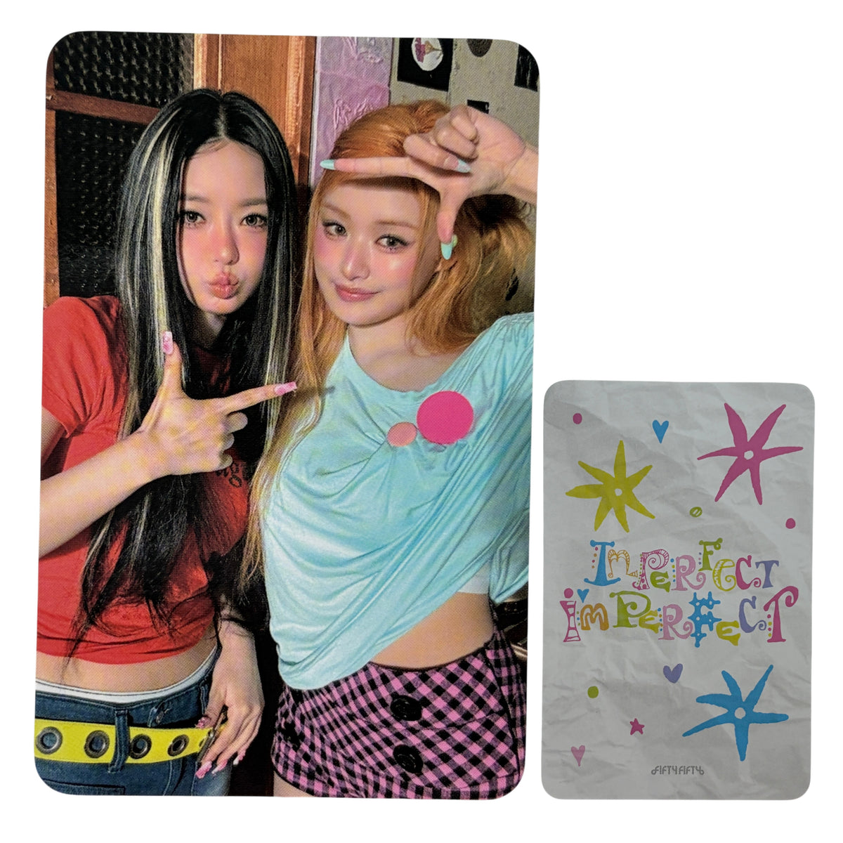 FIFTY FIFTY Unit Imperfect-I'mperfect POP-UP Tin Case Card 02