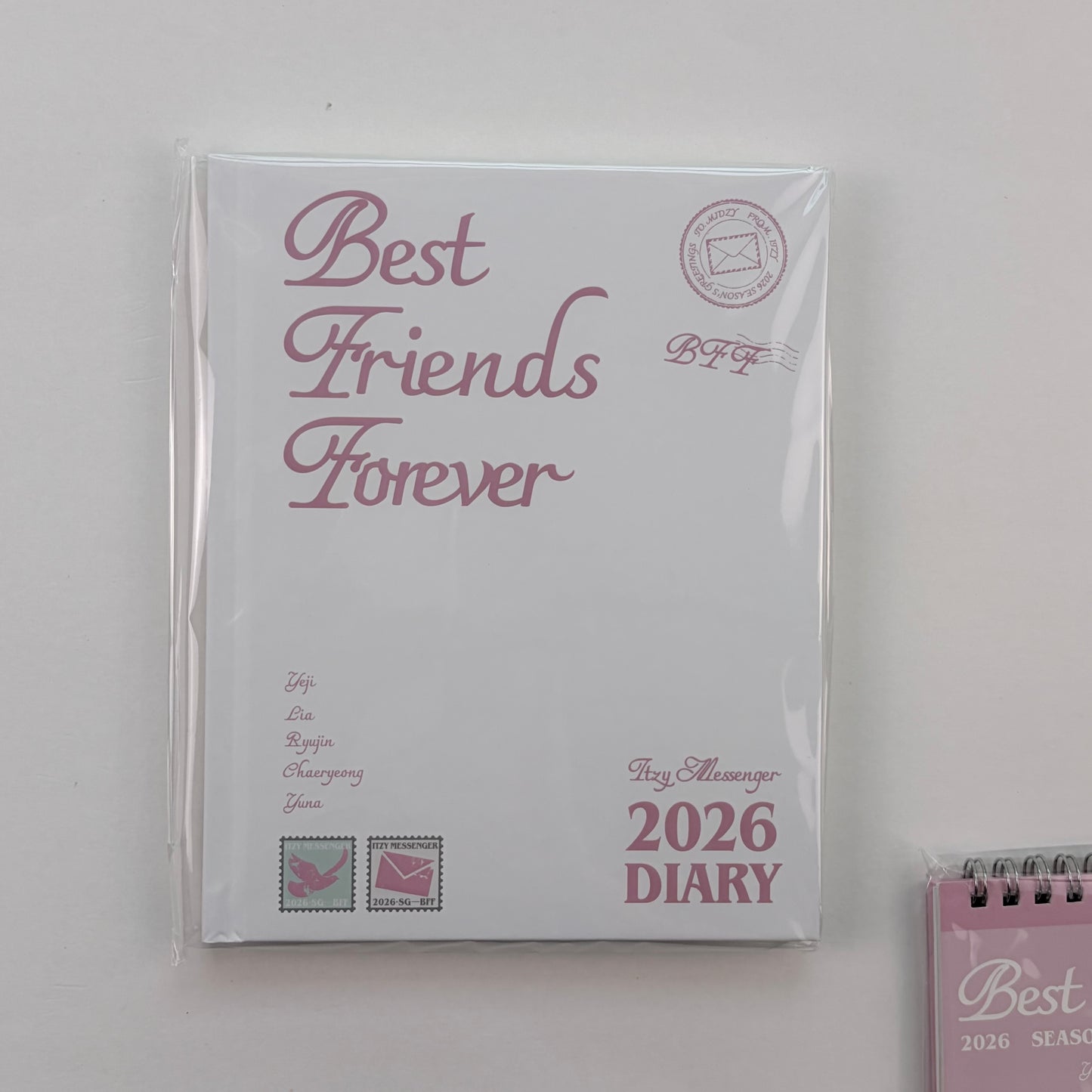 ITZY Official 2026 Season’s Greetings Desk Calendar + Diary Set Kpop