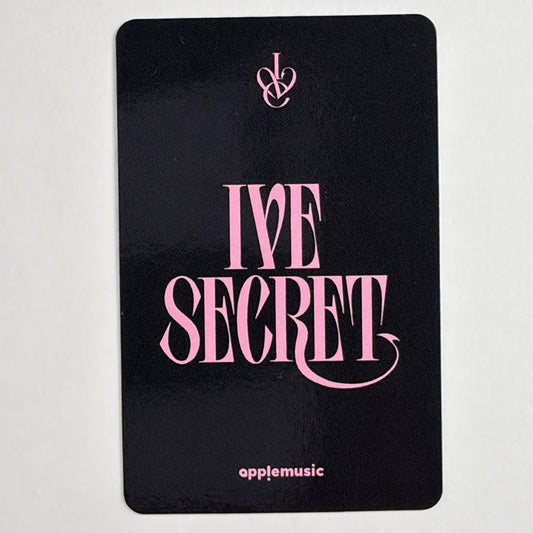 IVE LIZ IVE SECRET Shh! Ver. Official Photocard