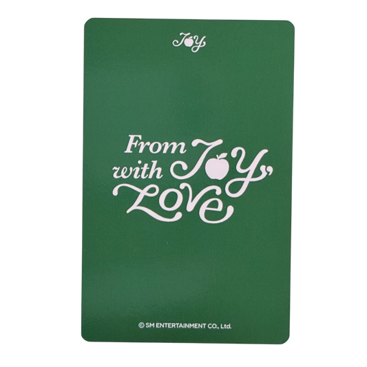 JOY The From Joy, With Love Official MD Trading Card (RED VELVET) 01