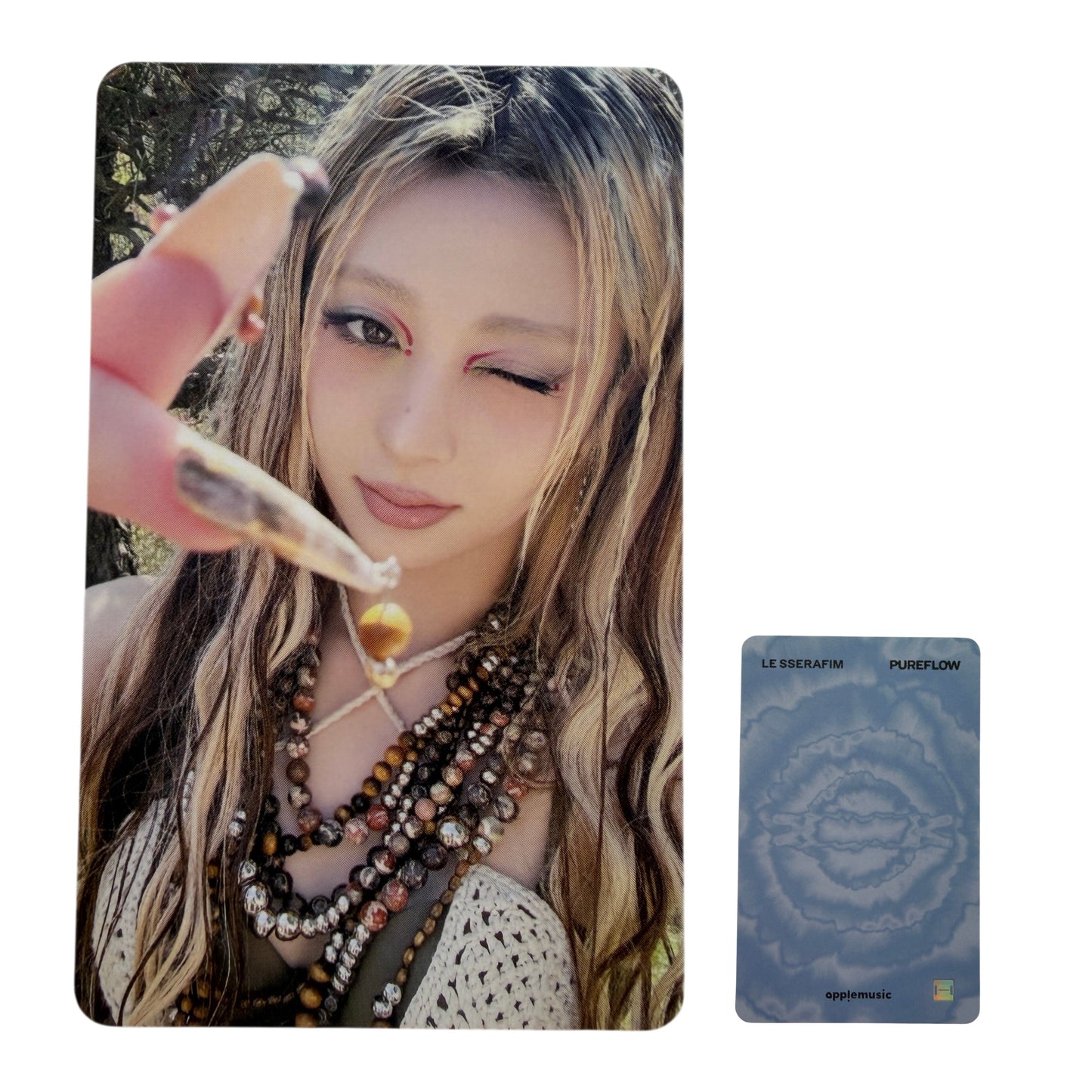 LE SSERAFIM Huh YUNJIN PUREFLOW pt.1 APPLEMUSIC Lucky Draw Photocard