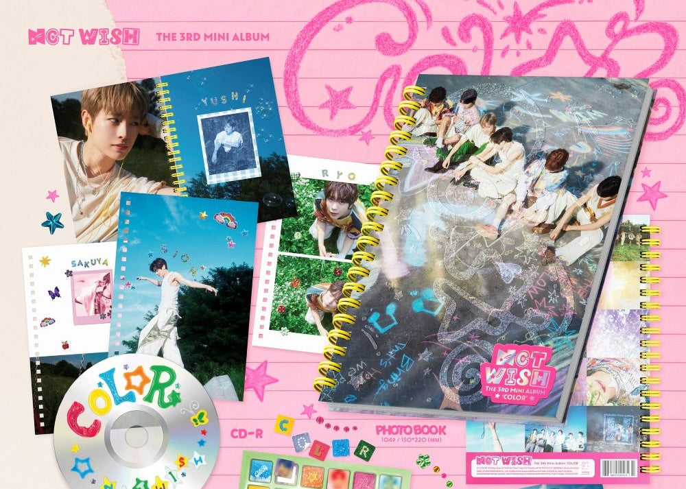 NCT WISH – COLOR (Photobook Ver.) 2 Limited Photocard (Limited First Press)