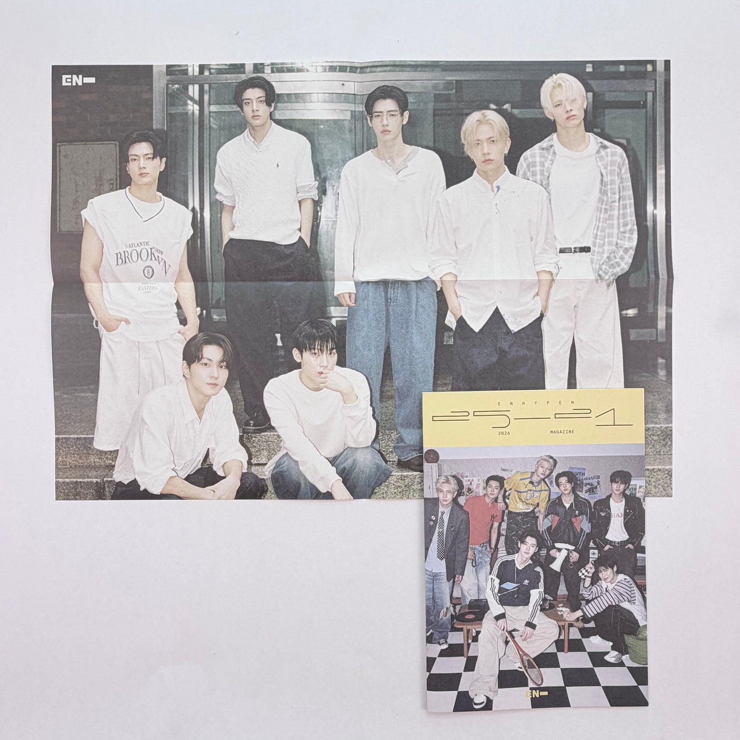 ENHYPEN 2026 Season's Greetings Official Poster & 2521 Magazine Kpop
