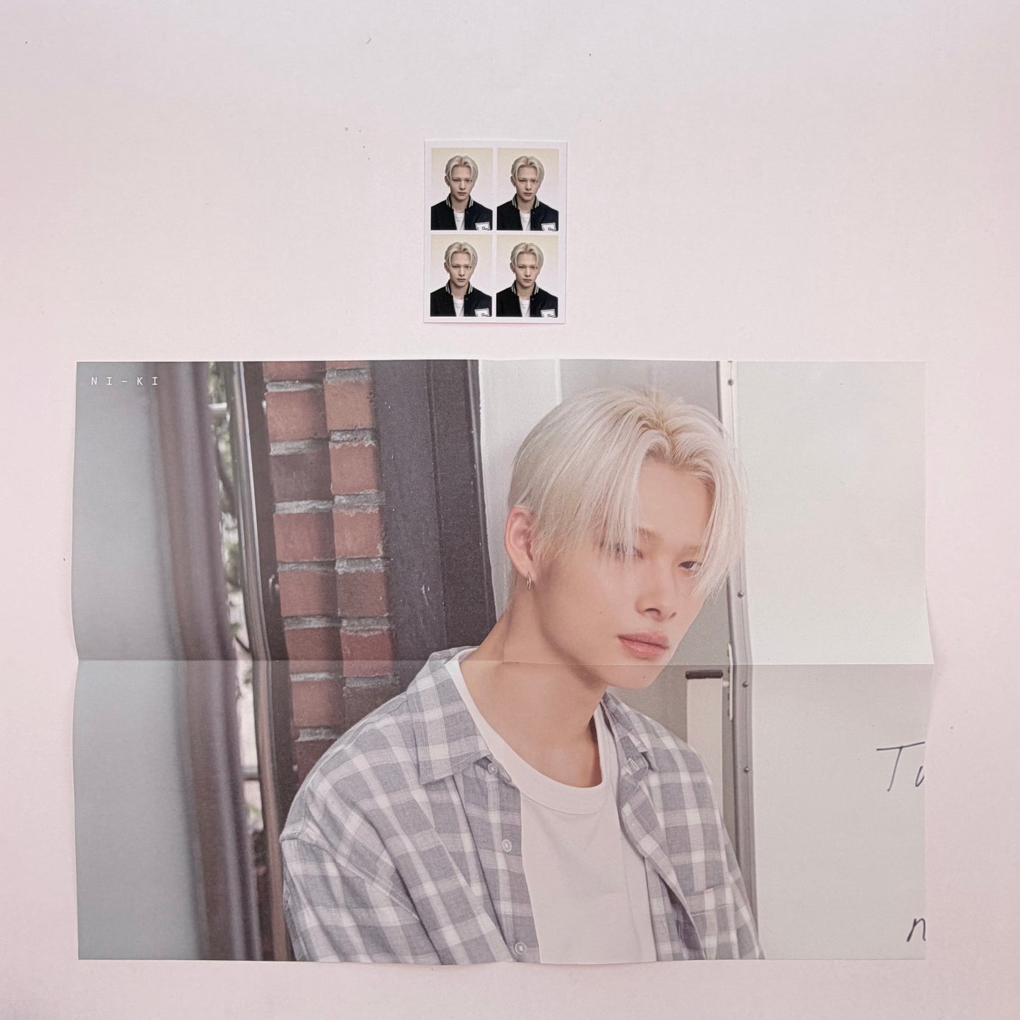 ENHYPEN Ni-Ki 2026 Season’s Greetings Official Folded Poster + ID Photo Set