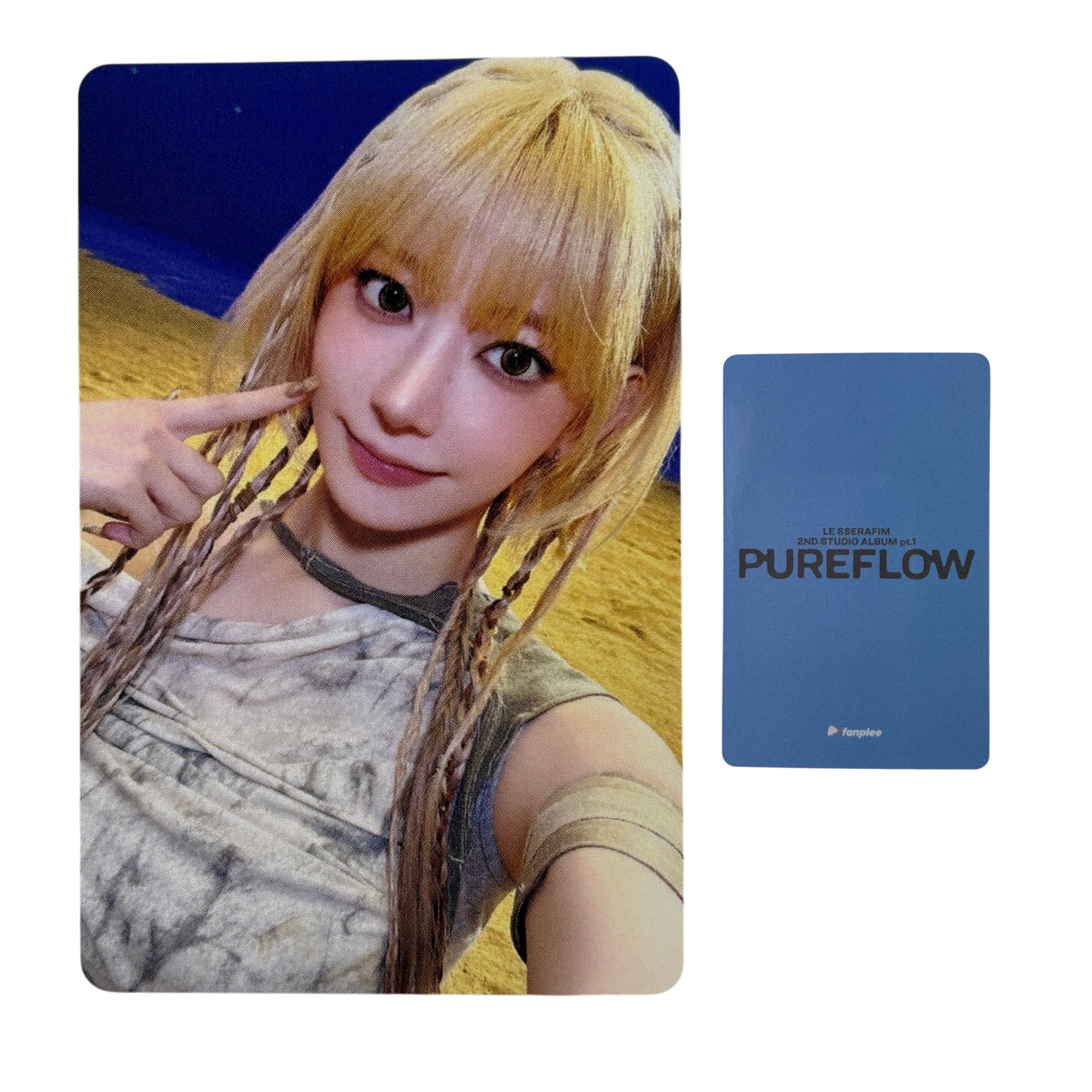 LE SSERAFIM SAKURA PUREFLOW pt.1 FANPLEE Photocard