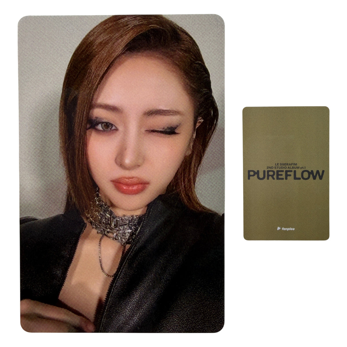 LE SSERAFIM YUNJIN PUREFLOW pt.1 FANPLEE 2 Photocard Kpop