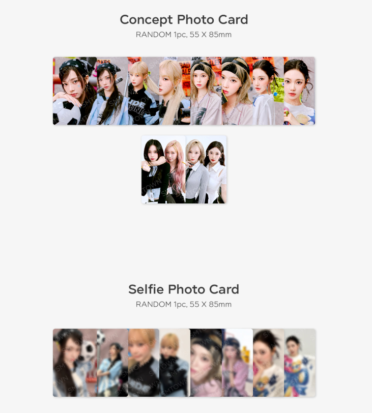 aespa 2025 Season’s Greetings Official Random Trading Card Set (2PC)