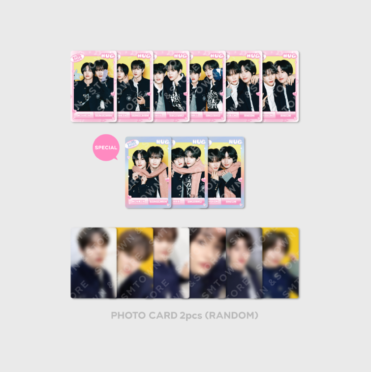 RIIZE ‘HUG’ Official Random Trading Card Set (HUG Ver.) 2PC Photocard
