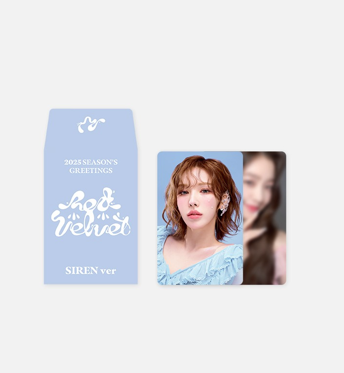 Red Velvet 2025 Season’s Greetings Official Random Trading Card Set (2PC) Siren