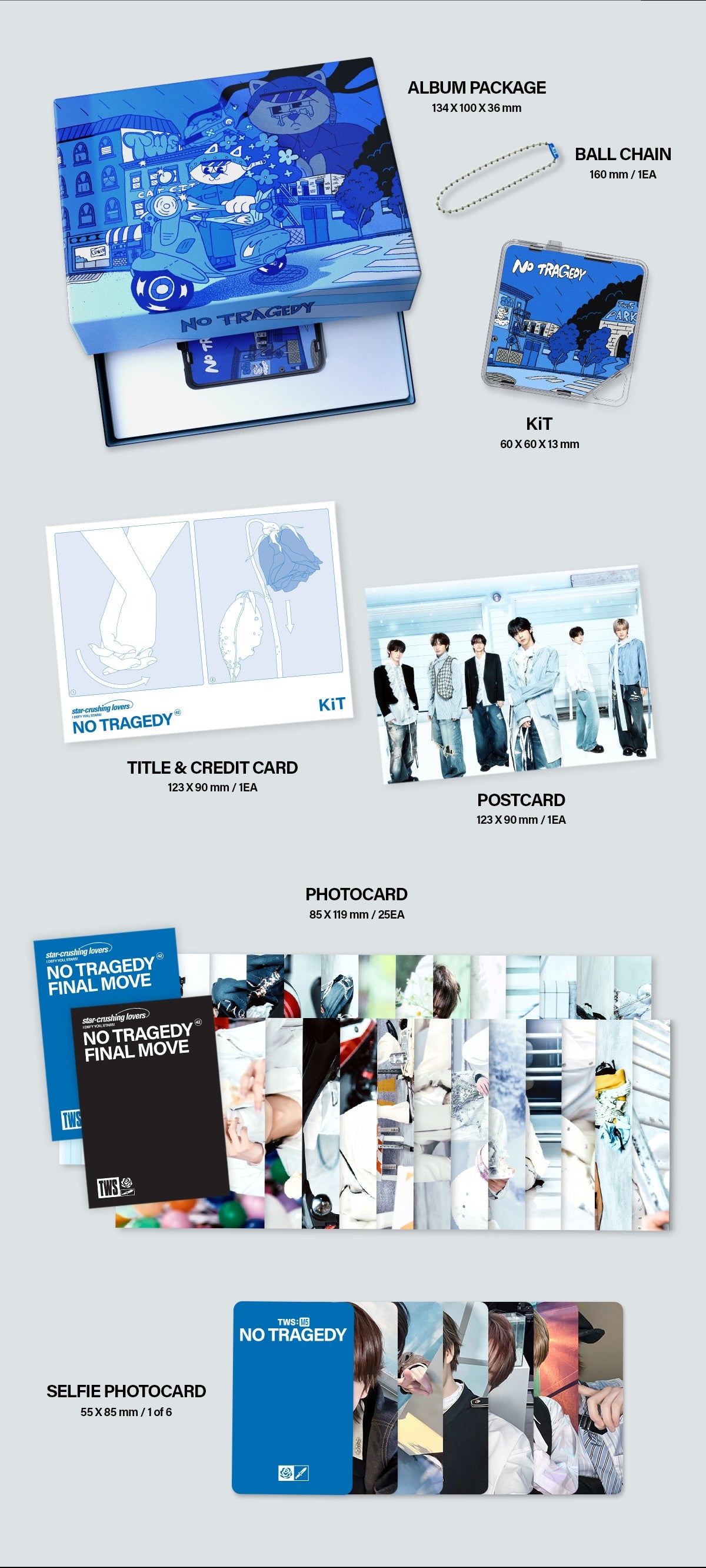 TWS 5th Mini Album NO TRAGEDY (KiT Ver.)