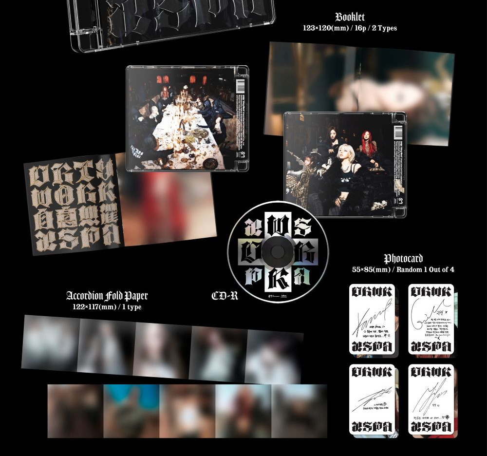 aespa - Single [Dirty Work] (Dirty Code Ver. A) – CD + Booklet + Photocard