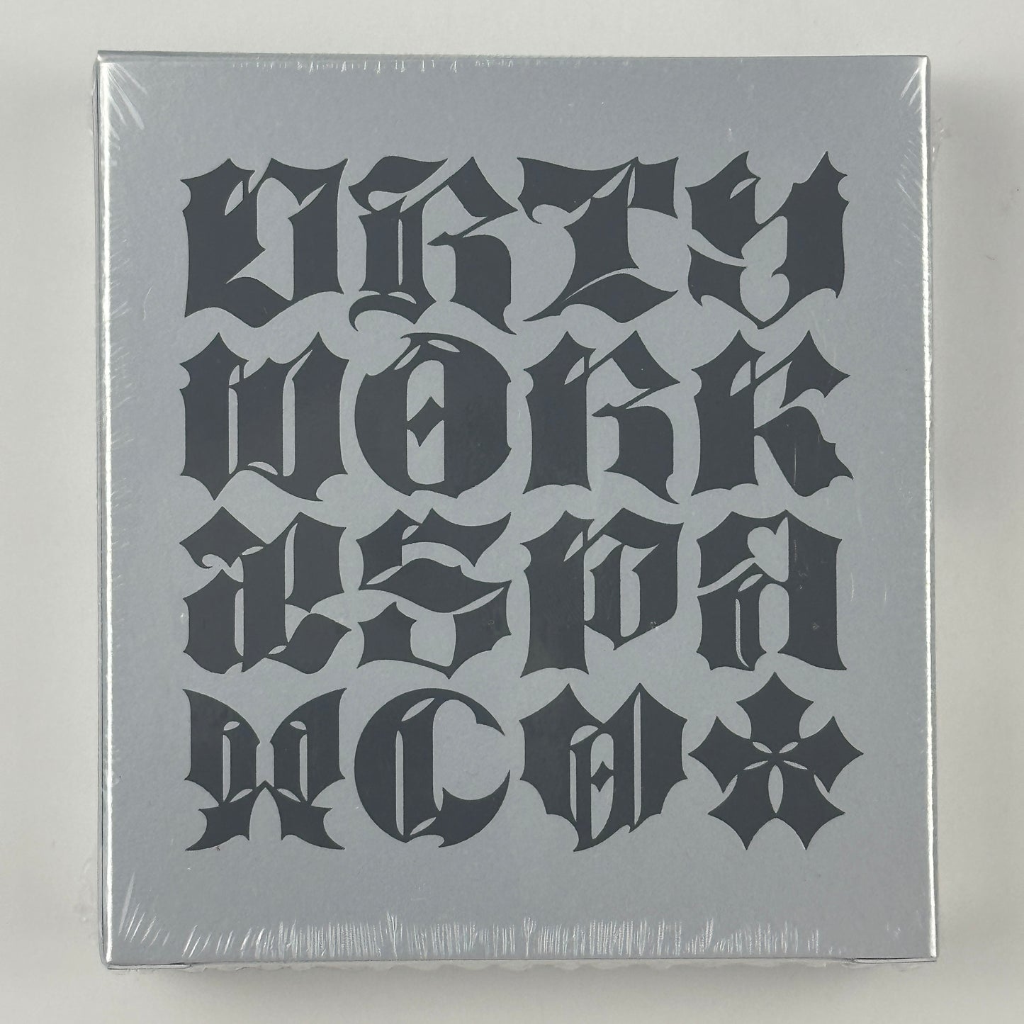 aespa - Single [Dirty Work] (Dirty Case Ver. SILVER) – CD + Photobook + Photocard + Sticker (Copy)