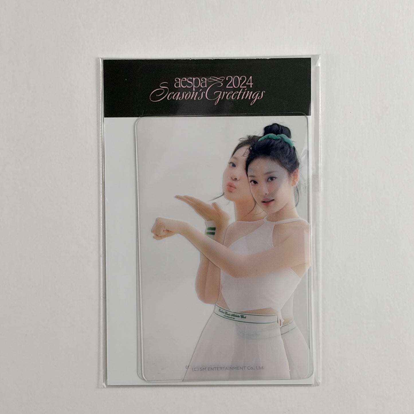 aespa 2024 Season Greetings Clear Photo Card NingNing