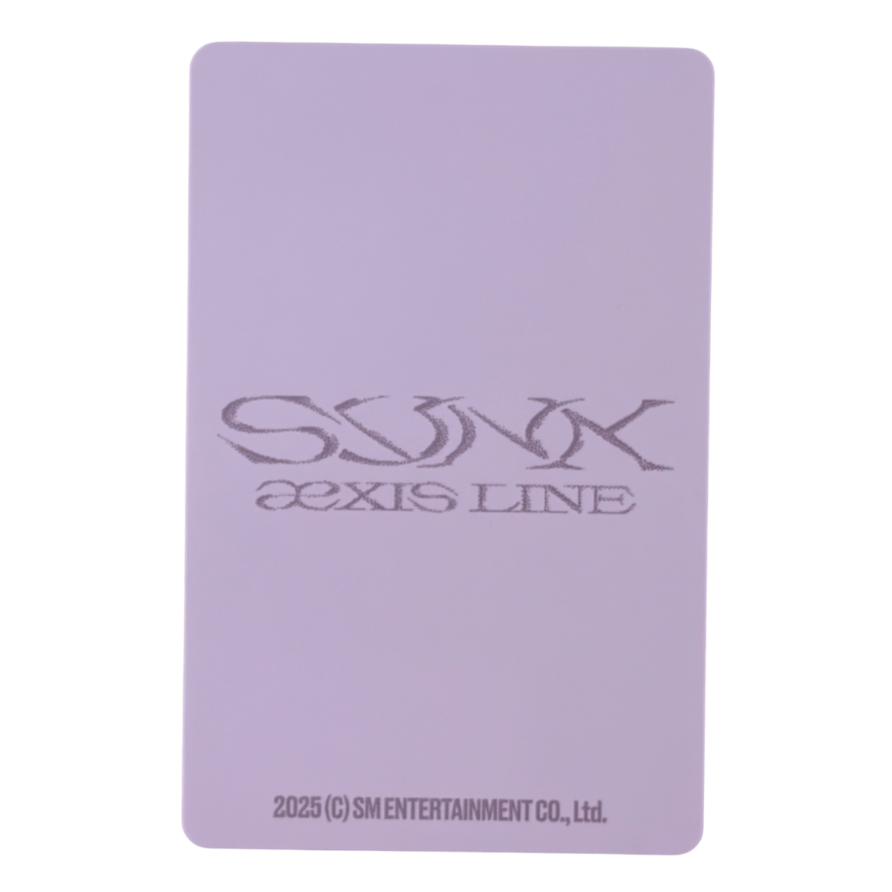 Aespa 2025 Live Tour SYNK:aeXIS LINE Official MD PhotoCard Y Ver. KARINA