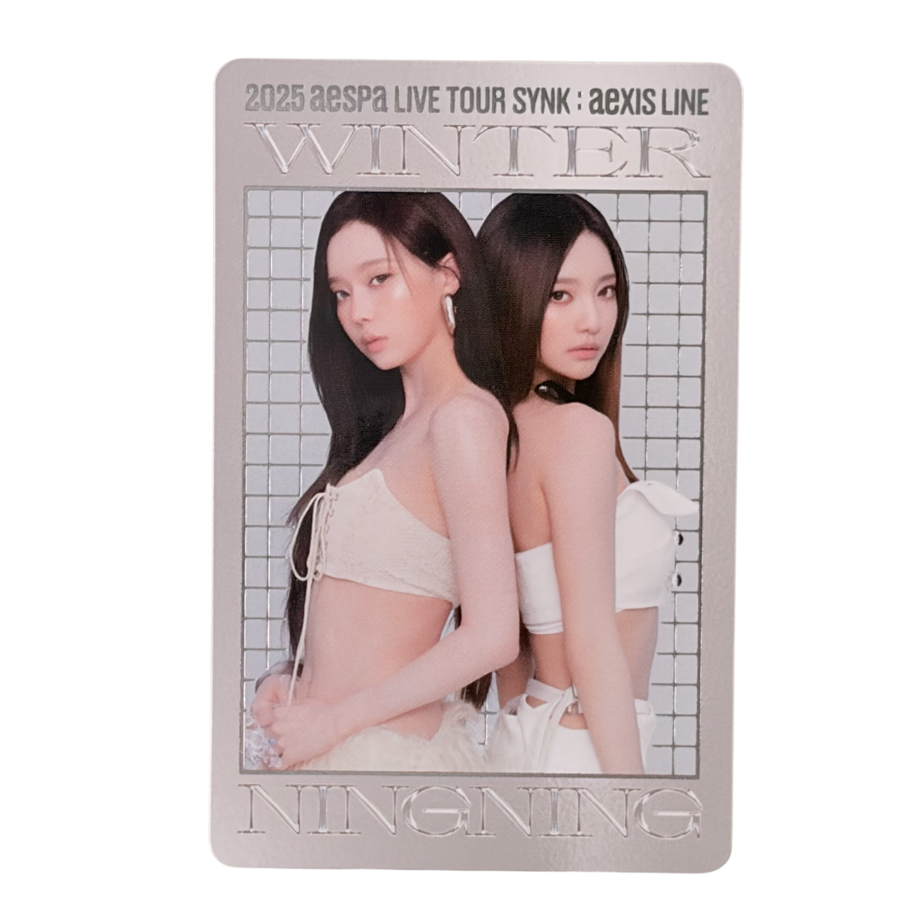Aespa 2025 Live Tour SYNK:aeXIS LINE Official MD Trading Card X Ver. WINTER NINGNING