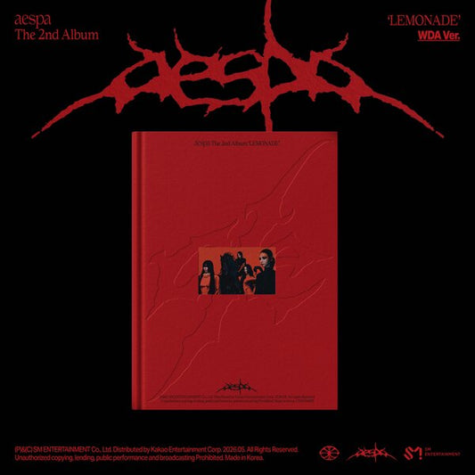 Sealed aespa 2nd Album LEMONADE WDA Version photobook CD album