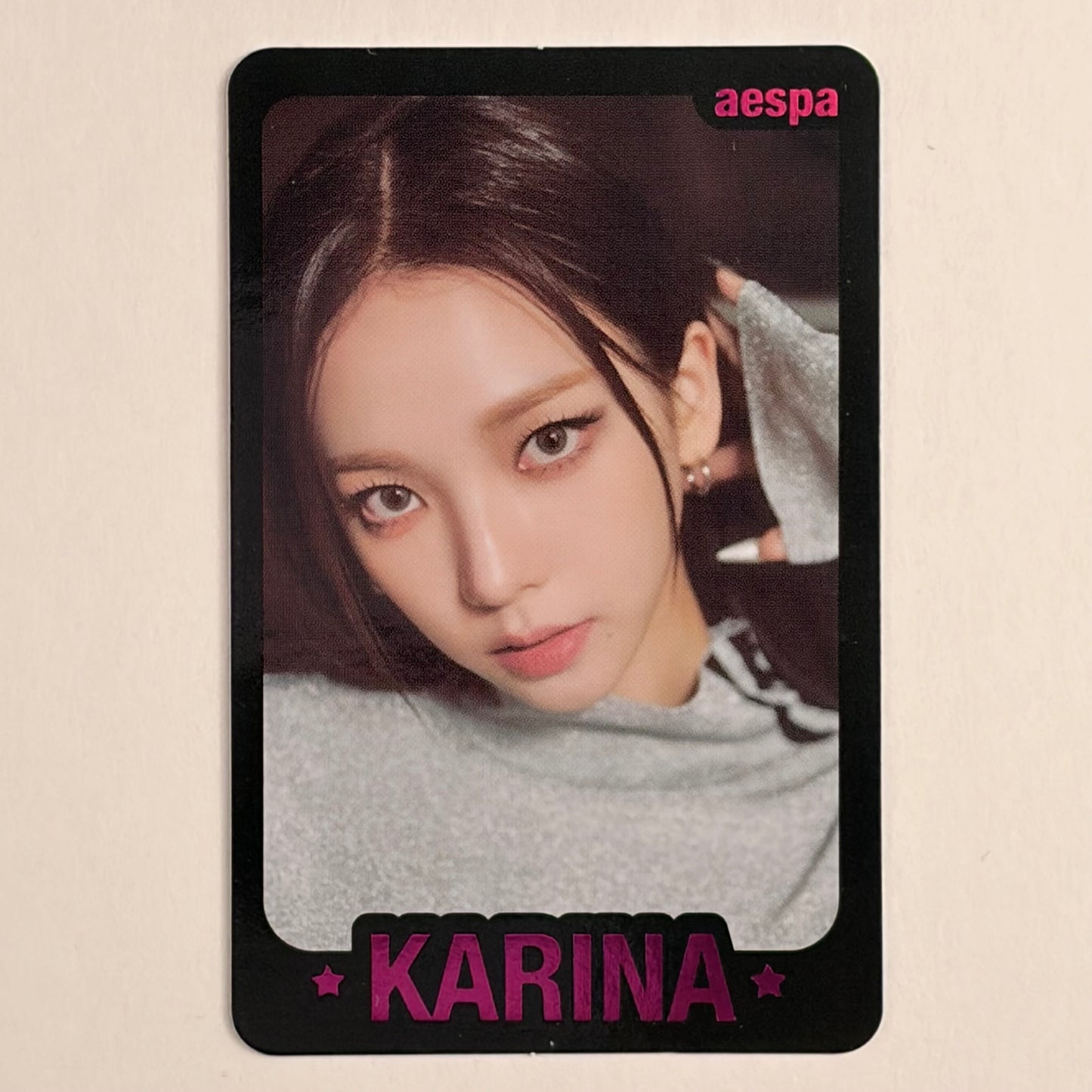 aespa My World Random Trading Card Photocard - KARINA