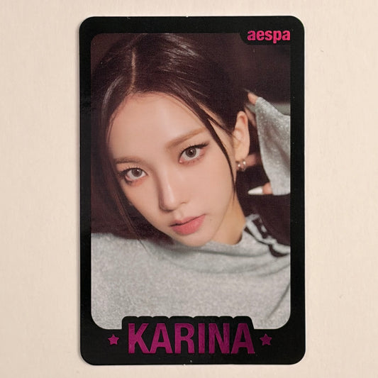 aespa My World Random Trading Card Photocard - KARINA