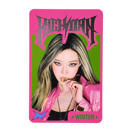 aespa WINTER WEEK RichMan Random Trading Card Set A Official Photocard