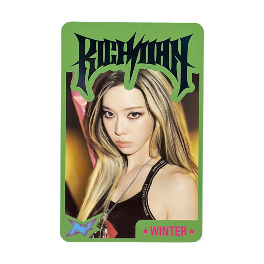 aespa WEEK #RichMan RANDOM TRADING CARD SET B ver. - WINTER