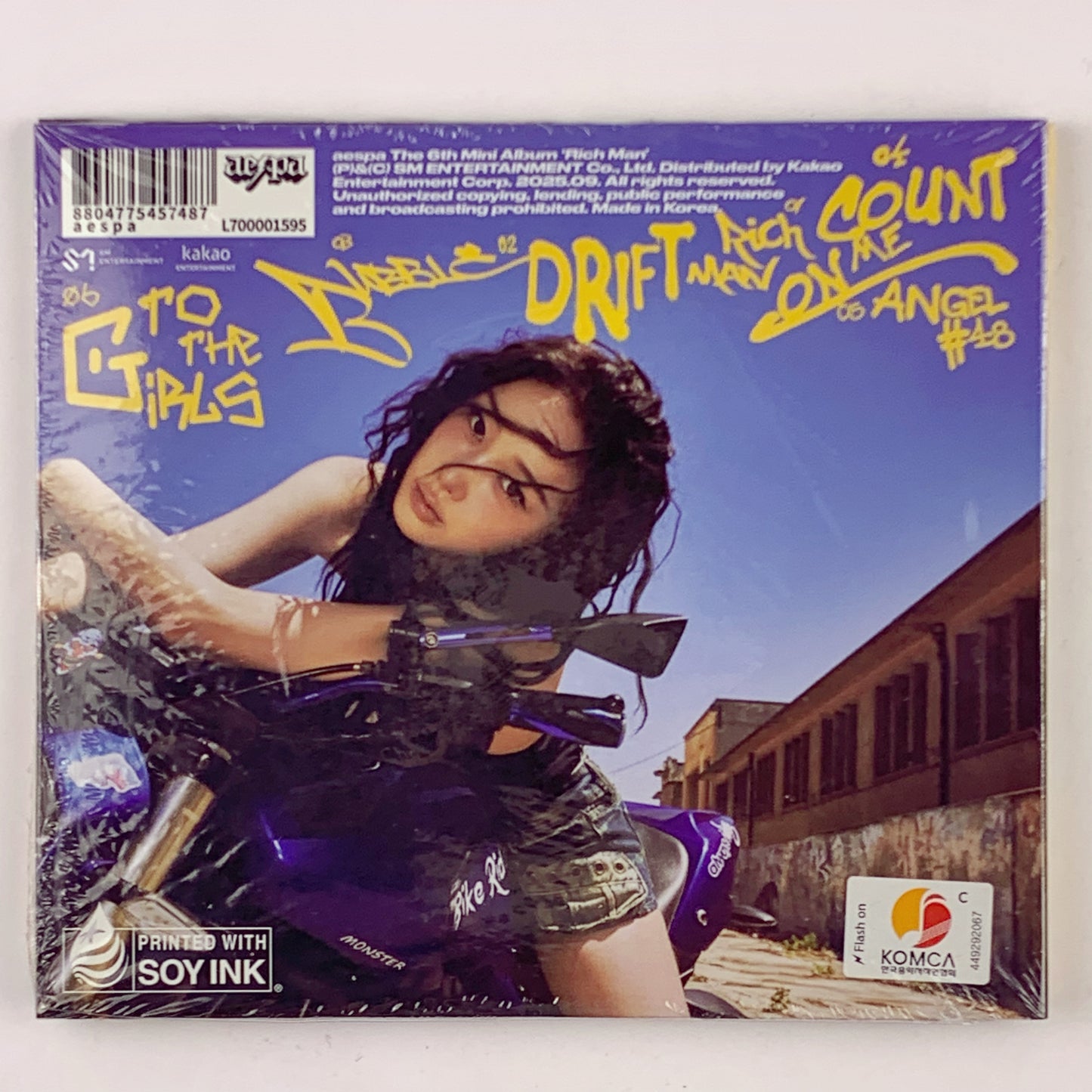 aespa - 6th Mini [Rich Man] BURST Ver. CD + Photobook + Photocard (GISELLE)