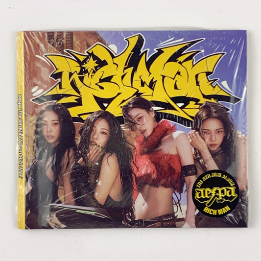 aespa - 6th Mini [Rich Man] BURST Ver. CD + Photobook + Photocard (Group)