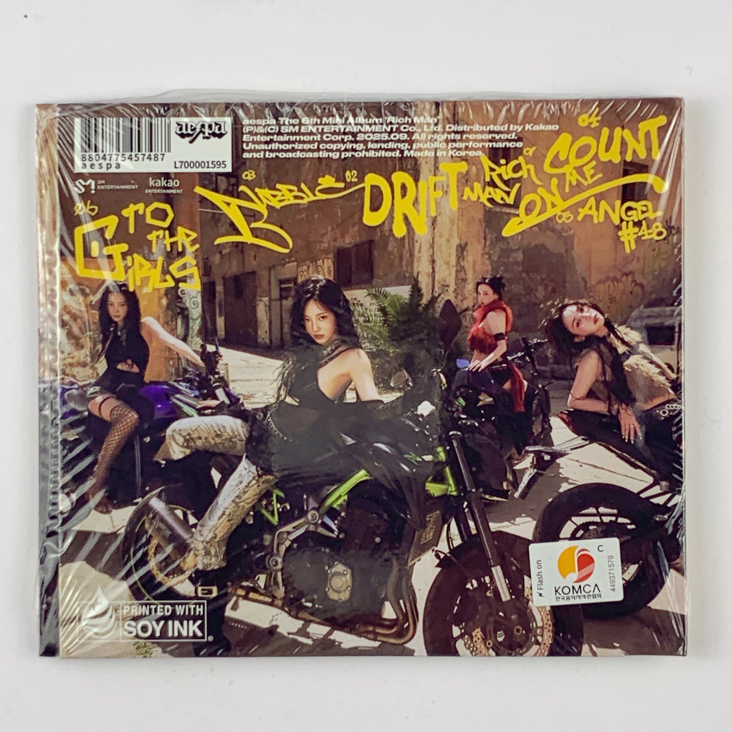 aespa - 6th Mini [Rich Man] BURST Ver. CD + Photobook + Photocard (Group)