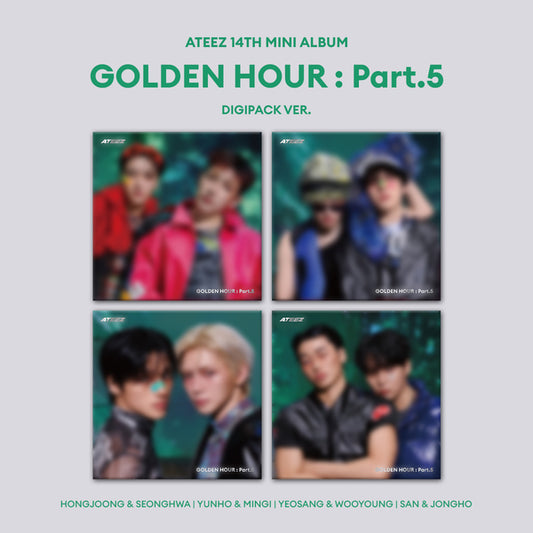ATEEZ GOLDEN HOUR : Part.5 - Digipack Unit Version