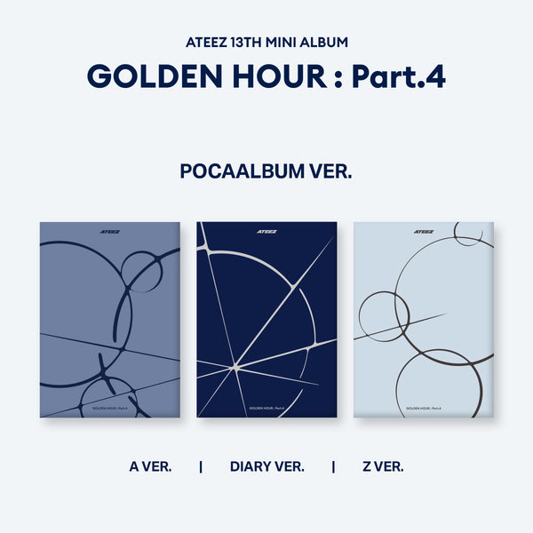 ATEEZ 13th Mini Album GOLDEN HOUR : Part.4 (POCAALBUM Ver.)