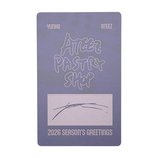 ATEEZ YUNHO 2026 Season's Greeting Photocard