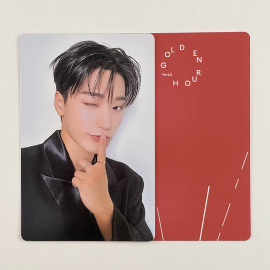 ATEEZ SAN Photocard — Golden Hour : Part.2 Diary Ver. Official