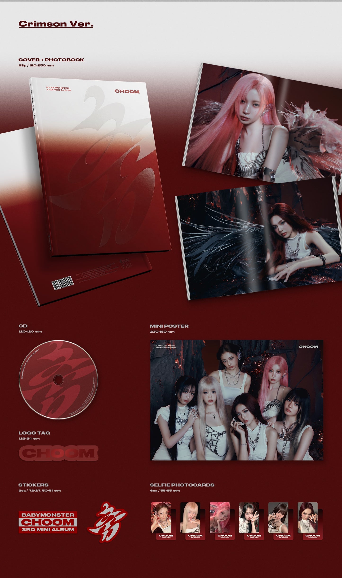 BABYMONSTER - 3rd Mini Album [CHOOM]