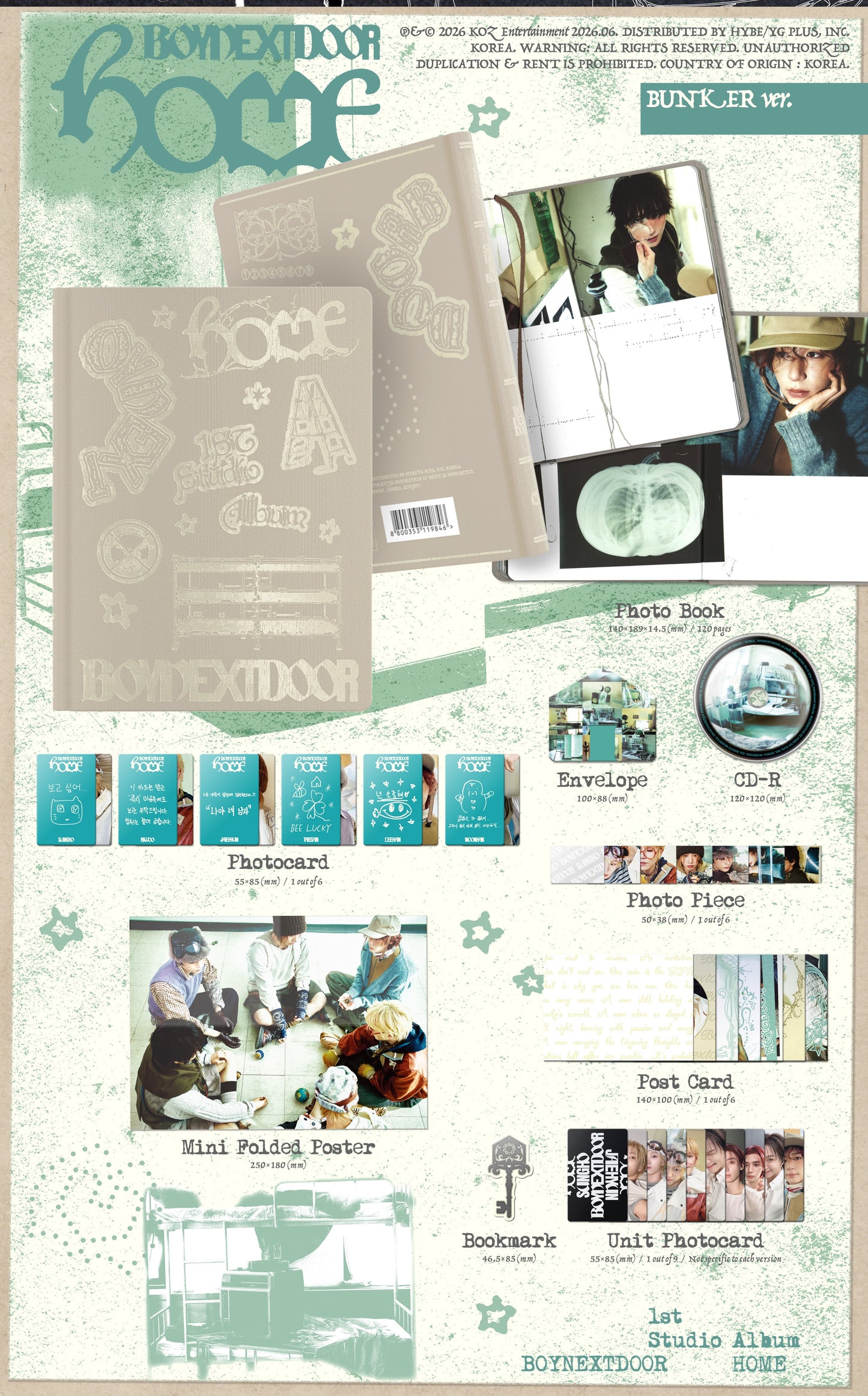 BOYNEXTDOOR – HOME 1st Studio Album