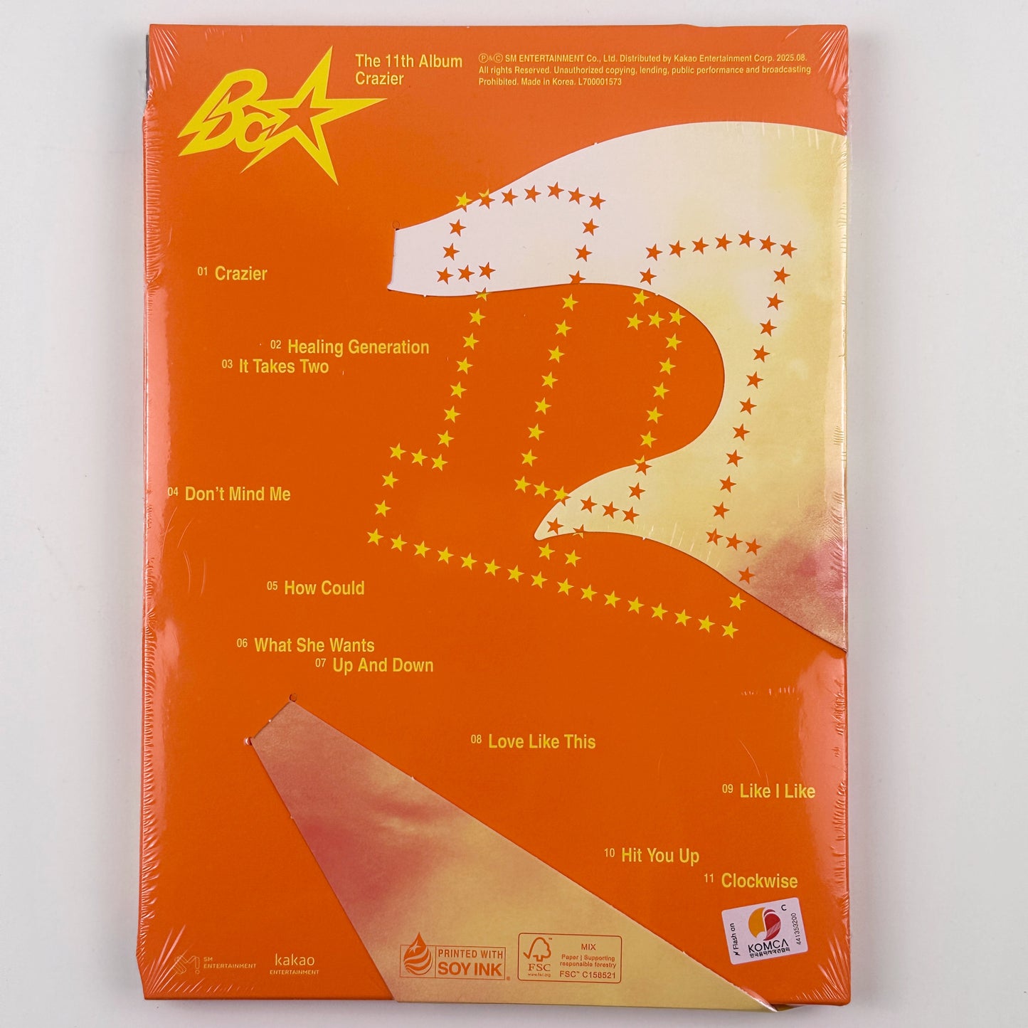 BoA – 11th Album [Crazier] (Crazier Version) | Official K-Pop CD + Photobook + Photocard