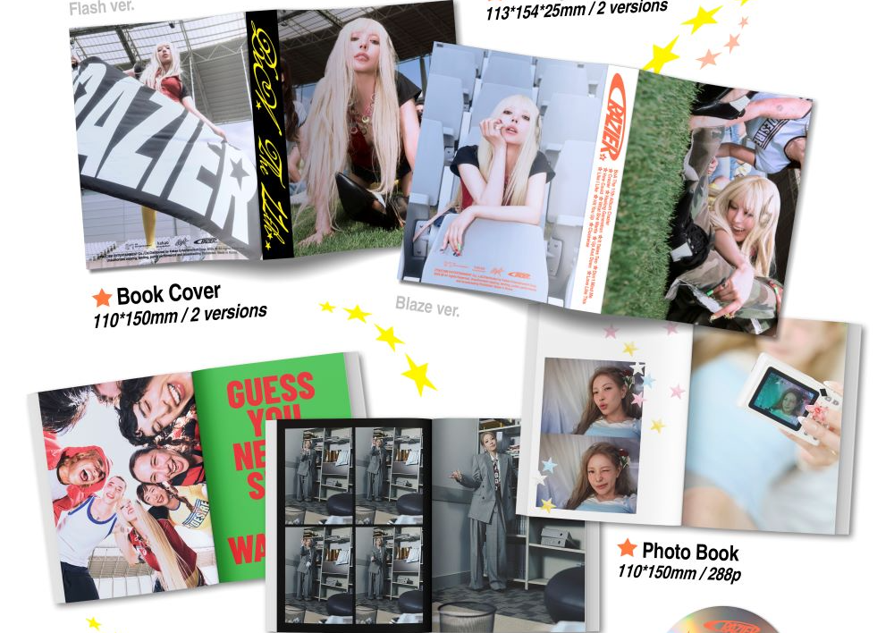 BoA 11th Album [Crazier] (Louder Ver.) Blaze CD + Photobook + Photocard Sealed