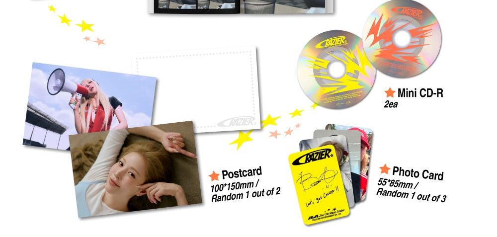 BoA 11th Album [Crazier] (Louder Ver.) Blaze CD + Photobook + Photocard Sealed