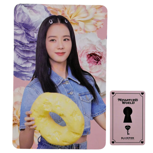 BLACKPINK JISOO Official Miniature World Photocard 01