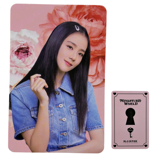 BLACKPINK JISOO Official Miniature World Photocard 03