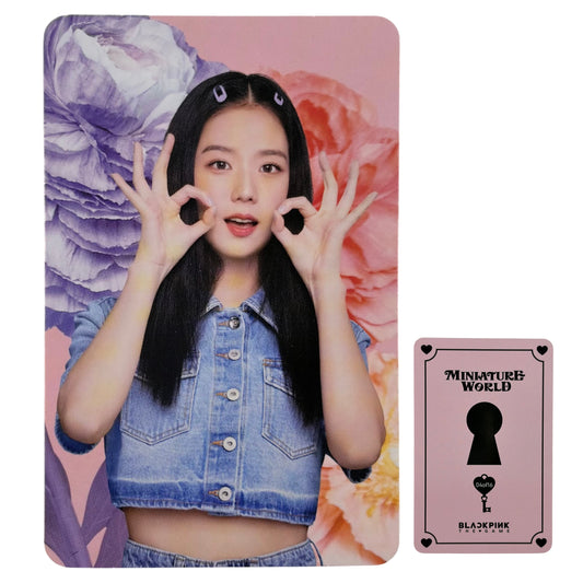 BLACKPINK JISOO Official Miniature World Photocard 04