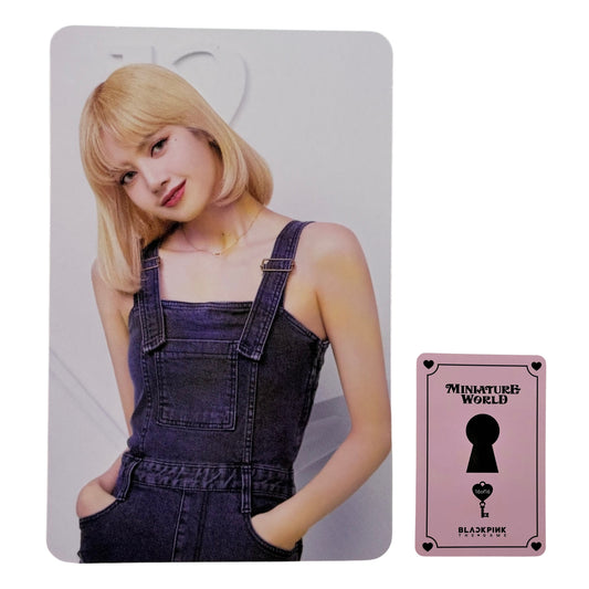 BLACKPINK LISA Official Miniature World Photocard 02